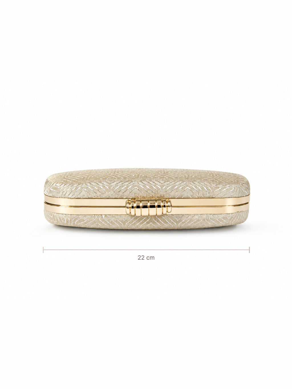Silk Mosaic Patterned Box Clutch