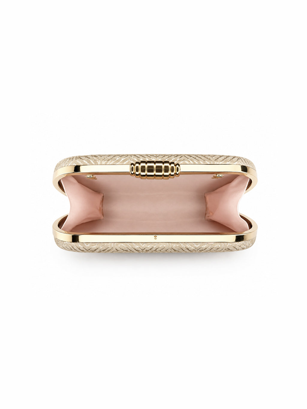Silk Mosaic Patterned Box Clutch