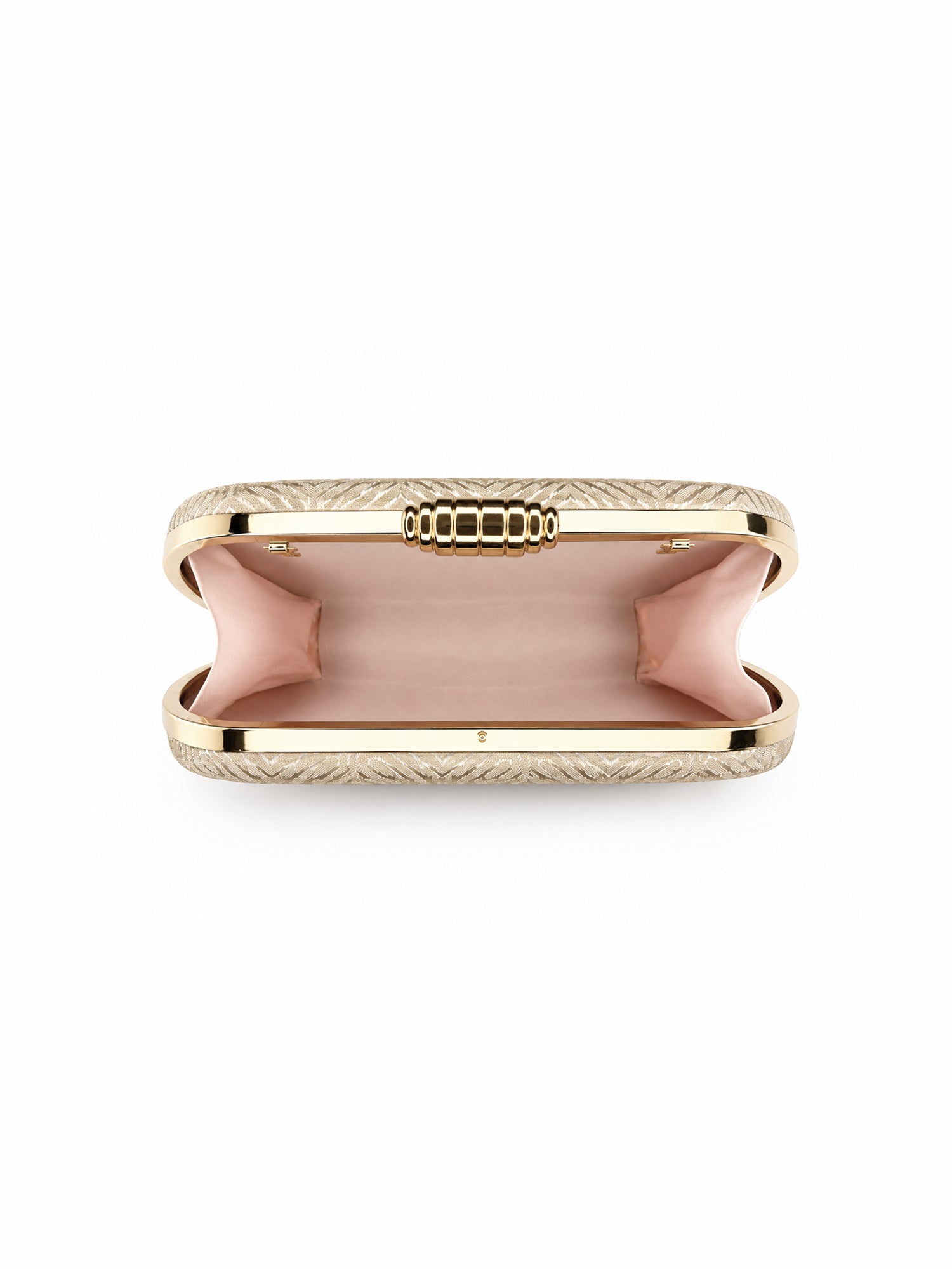 Silk Mosaic Patterned Box Clutch