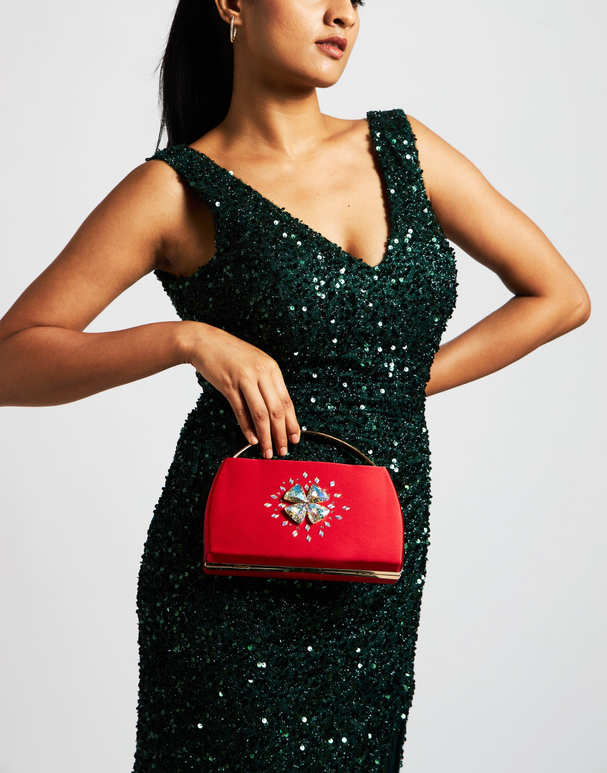 Rubelle — Crystal Bloom Minaudière