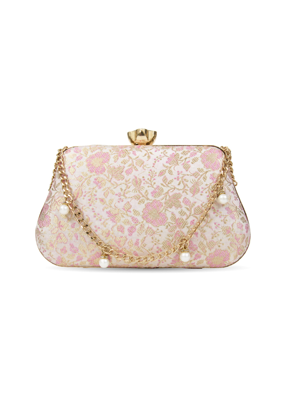 Blush Fleur Party Clutch
