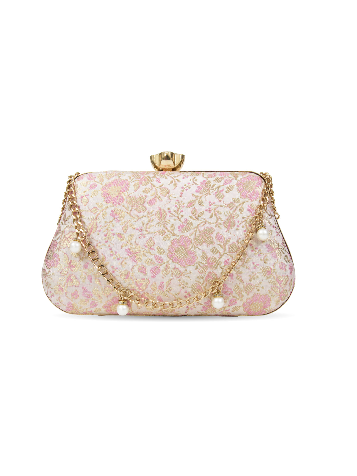 Blush Fleur Party Clutch
