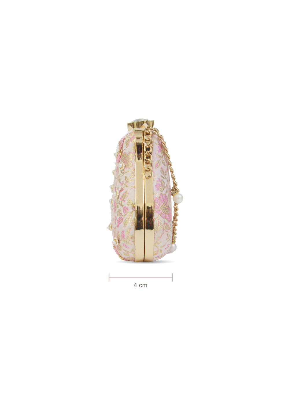 Blush Fleur Party Clutch