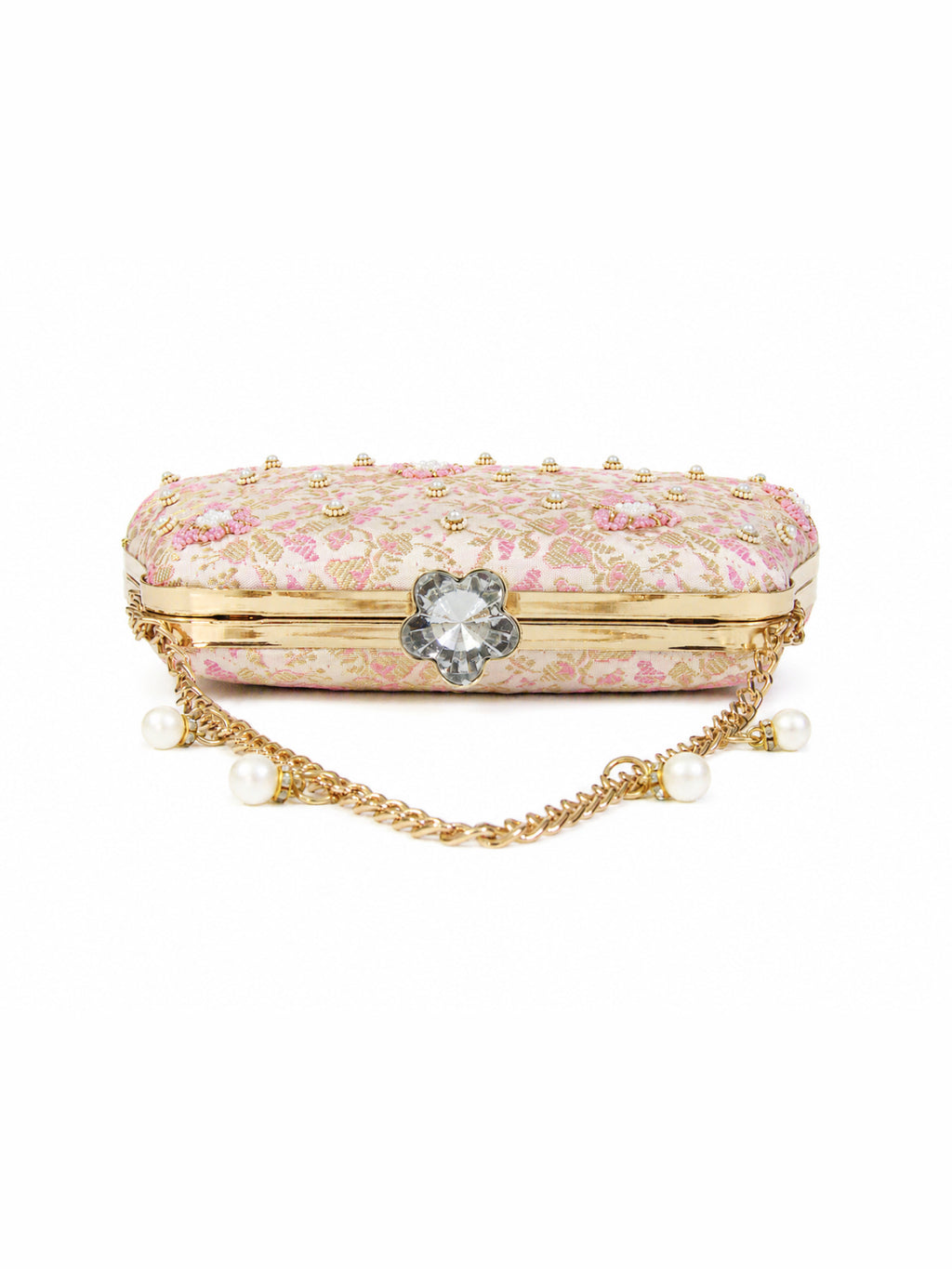 Blush Fleur Party Clutch