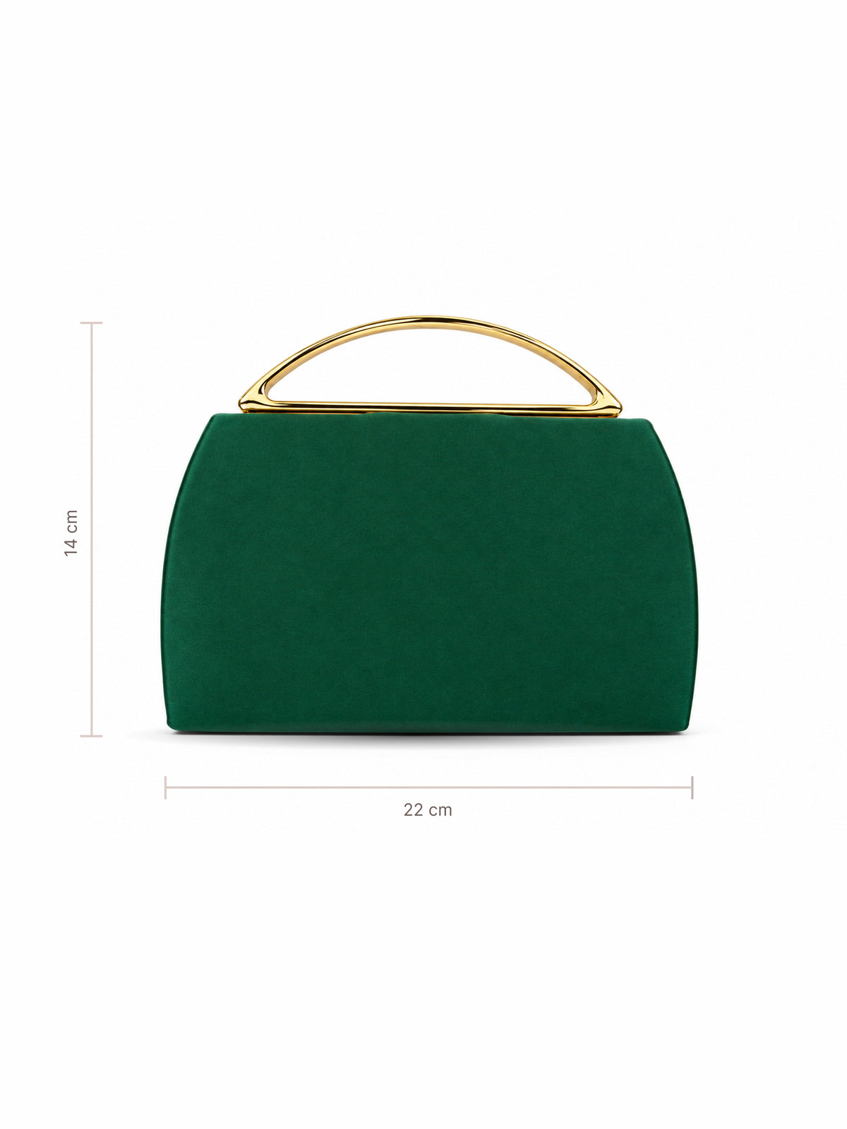 Emerald Aurora -Box Clutch