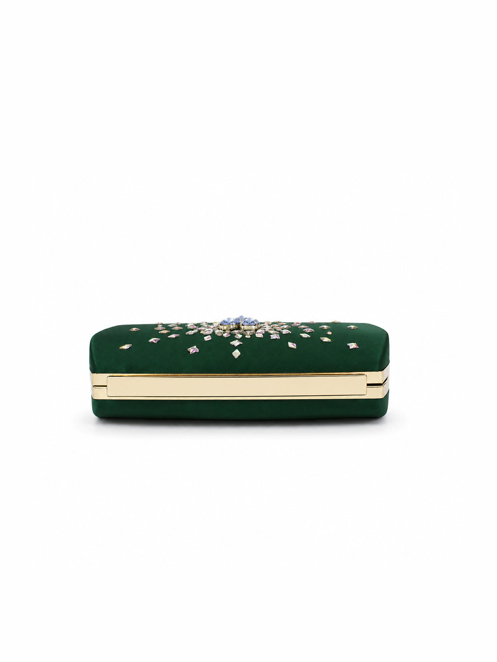 Emerald Aurora -Box Clutch
