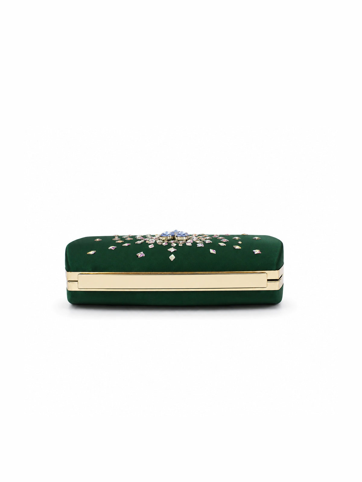 Emerald Aurora -Box Clutch