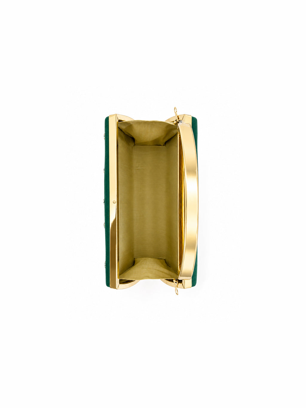 Emerald Aurora -Box Clutch