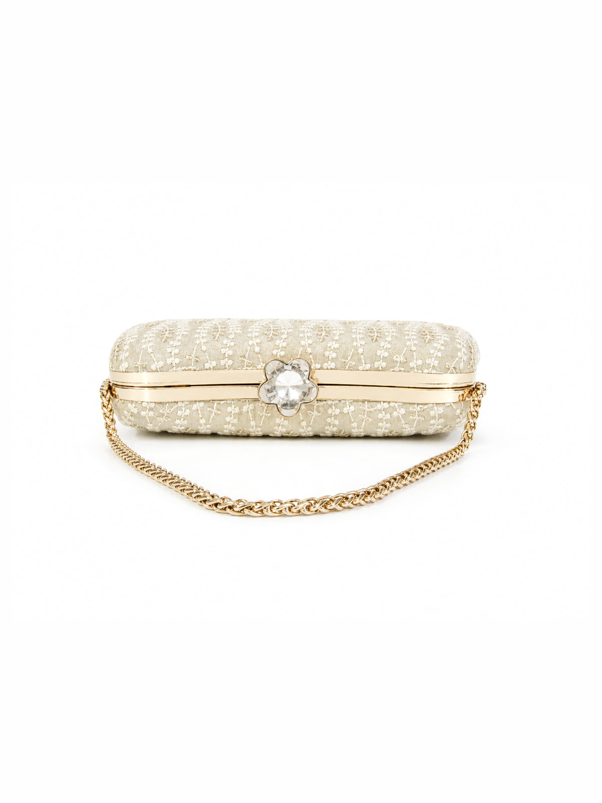 Ivory Vine Clutch