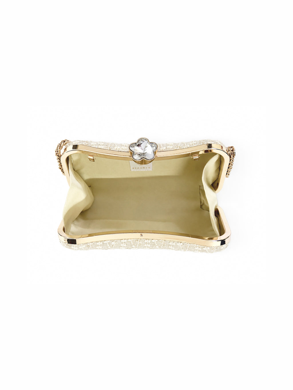 Ivory Vine Clutch