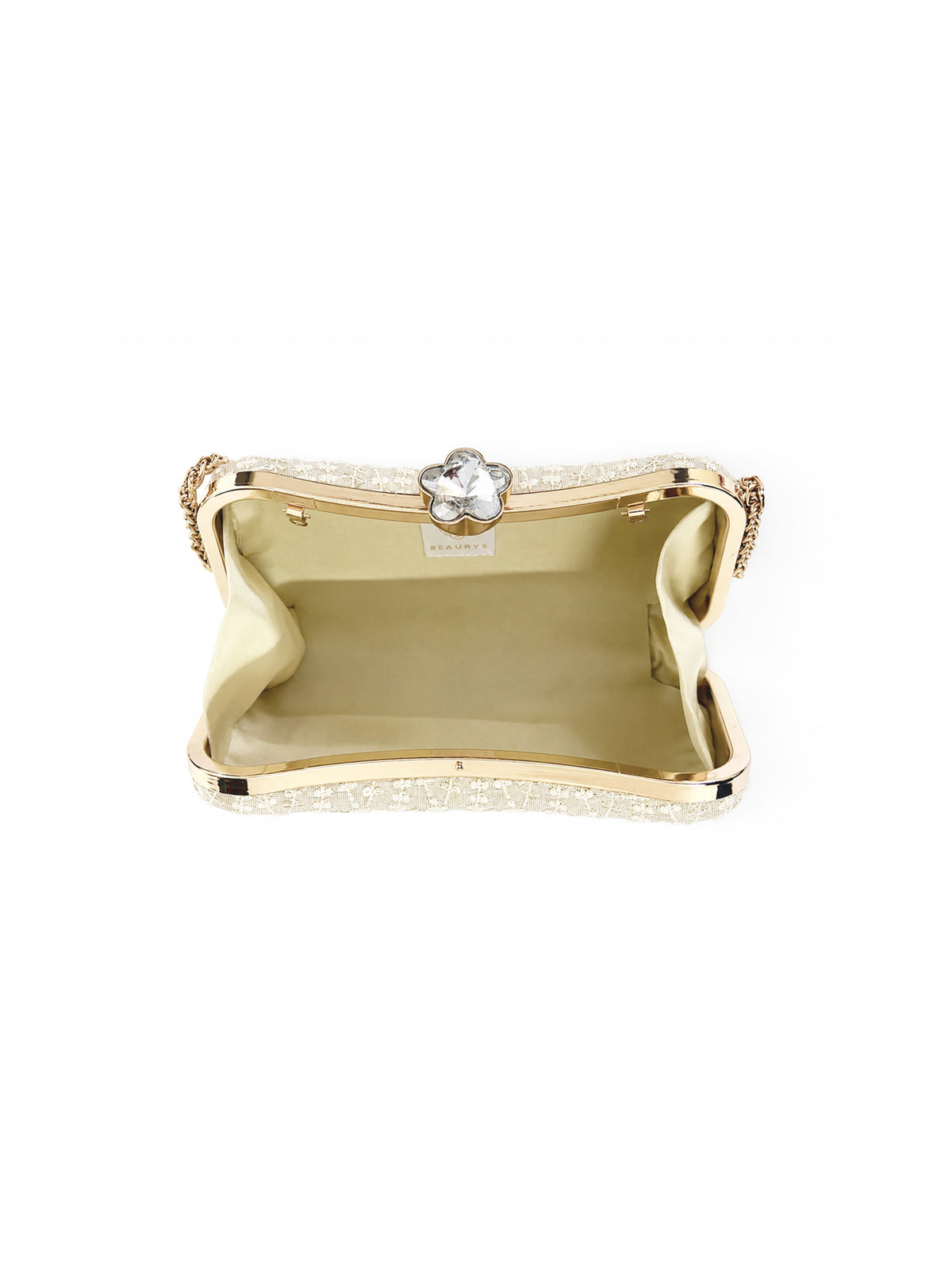 Ivory Vine Clutch